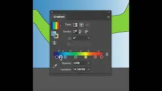 Add another color to custom Gradient in Adobe Illustrator