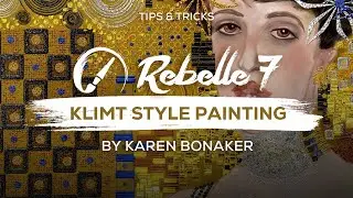 In the Footsteps of Gustav Klimt: Tutorial by Karen Bonaker