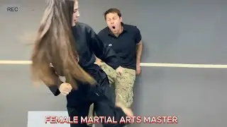 After angering a female karate practitioner, 