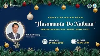 Kebaktian Bhs Simalungun|Pdt.SA.Girsang| Minggu, 24 Desember 2023 | 19.00 WIB| GKPS Padang Bulan