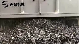 Refuse derived fuel (RDF) shredding