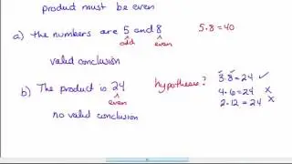 Glencoe Algebra 1 - Chapter 1 - Section 8 - Logical Reasoning and Counterexamples