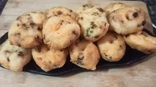 Spring Onion Vada Recipe | Spring Onion Vada | How To Make Spring Onion Vada | Vada Recipe |