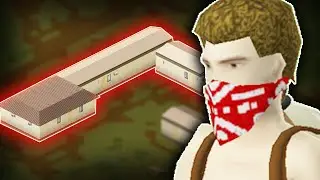 Clearing Out The Rosewood MILITARY Barracks As The WORST Character In Project Zomboid