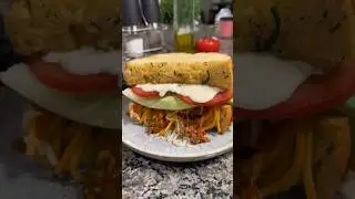 The perfect Spaghetti Sandwich 🥪 and here’s how to do it❗️✅🍝🥹 #spagetti #sandwich