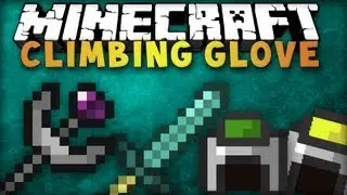 Minecraft - 1.6.2 - Climbing Glove - Mod Review - Climbing Helmet, Mining Helmet, Magic wand uvm.