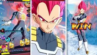 STOPPING RISING RUSH WITH SSG VEGETA! Dragon Ball Legends Super Saiyan God Vegeta 498%