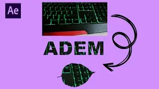 Yazı İçine video Yerleştirme Nasıl Yapılır? | After Effects CC 2021 Dersleri