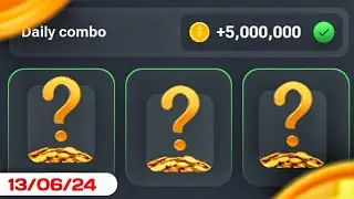 Hamster Kombat daily combo card || Today: 13/06/24 || Claim 5M coins to Hamster Kombat wallet