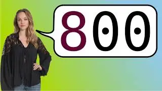 Como dizer '800' em ingles?