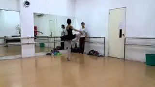 Twinkle Toes Natalie 11 yrs old Practicing Foutes