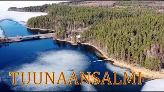 Melting ice and snow 4K Finland from air  Mavic2Pro drone