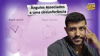 O que é um ângulo central e um ângulo inscrito | Angulos na circunferência
