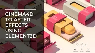 Animation from Cinema 4D to After Effects using Element 3D