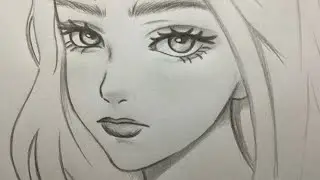 How to draw an irritated anime girl / Comment dessiner une fille fâchée