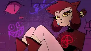 Hazbin OC //SPEEDPAINT// (song: Bad Reputation by Joan Jett)