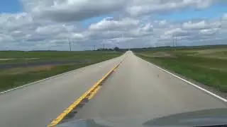 Driving west in North Dakota