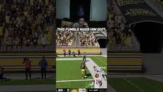 THIS FUMBLE MADE HIM QUIT... Madden 25