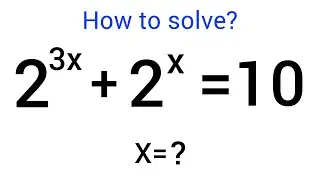 A Nice Olympiad Exponential Equation