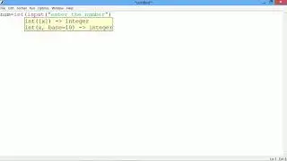 Exponent Operator in Python by user input