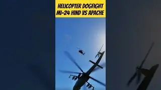 Apache vs hind helicopter fight competition - by @GENAPILOTT #dogfight