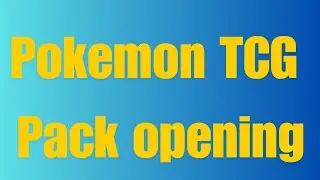 Opening some POKEMON TCG packs