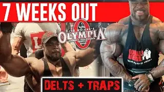 Brandon Curry 7 Weeks OUT 2020 Mr Olympia | Delts in Oxygen Gym Kuwait