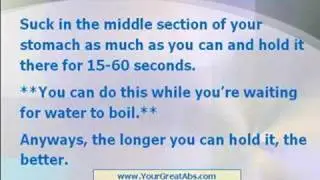 Lose Inches Off Your Waist With This "Pose"|Tone Sexy Abs