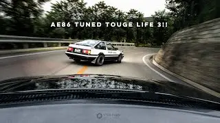 Driving The AE86 In Touge Life 3 At Tsubaki Line!