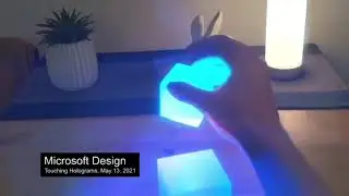 Touching Holograms By Microsoft Design | Wow amazing holograms effect that can be touched