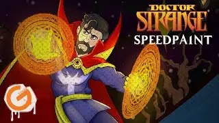 Speed paint- Doctor Strange Poster