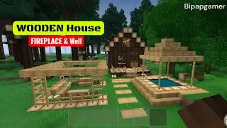 Mini block craft house | wooden house