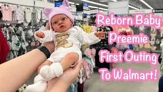 Reborn Preemie First Outing To Walmart! New Fall And Winter Baby Stuff! Did We Get The Right One?