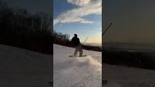 fs nollie 720 snowboard progress нолли 720 на сноуборде флэт фристайл #groundtrick #snowboarding