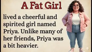 🌍 Learn English Through Story Level 1: The Fat Girl 🔥 | English Speaking & Listening Practice