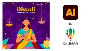 Illustrator to CorelDRAW Conversion | AI to CDR File | 100% Vector Method
