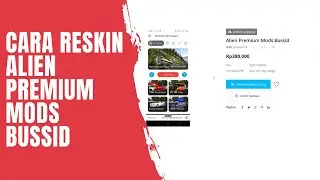 Cara reskin Alien Premium Mods Bussid