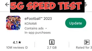 5G Speed In India E Football 2023 Update