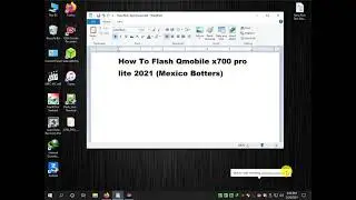 How To Flash Qmobile x700 pro lite 2021 (Mexico Botters)