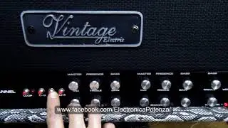 VINTAGE ELECTRIC TRIPLE CHANNEL Reparado