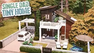 TINY HOME for a SINGLE DAD with an INFANT 👶 The Sims 4 || Speed Build