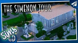 Sims 4 Greek House Tour | The Simenon (Sims 4 Greek Mythology)