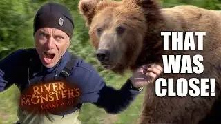 Jeremy’s Close Encounter With A Grizzly Bear | River Monsters