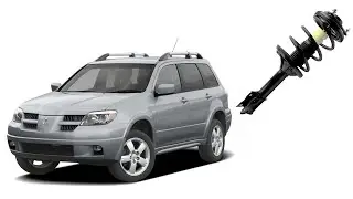 How to replace the front struts on a 2003 -2006 Mitsubishi Outlander