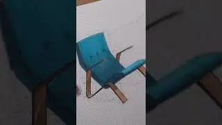 A blue chair!