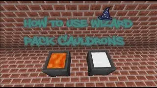 How to Use Wizard Pack Cauldrons | Minecraft: Command Block Mod!