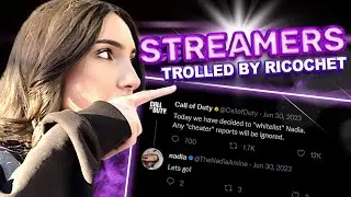CHEATING WARZONE STREAMERS TROLLED BY RICOCHET ANTI-CHEAT