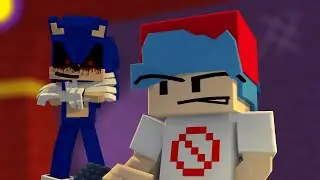 Enough of EXE :/ - VS Sonic.exe (READ DESC) Friday Night Funkin Minecraft FNF Animation