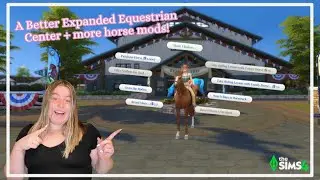 🏇 Huge Equestrian Center Upgrade! | Sims 4 Horse Mods + Fame, Friends & Feeder Fixes 🐎