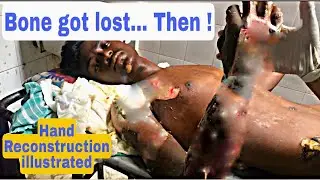 Hand injury,Hand reconstruction surgery,Micro vascular surgery,Radialization of Ulna.